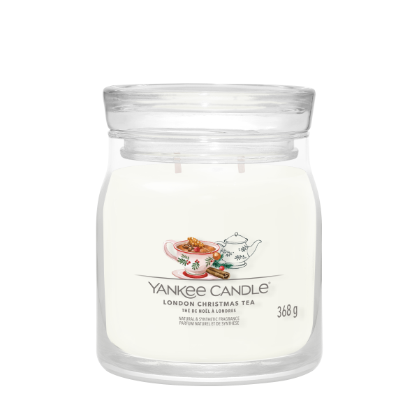 Signature Medium Jar 2-Docht - London Christmas Tea Signature Medium Jar 2-Docht - London Christmas Tea